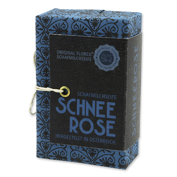 Sheep milk soap 150g "Special Edition", Christmas rose white 