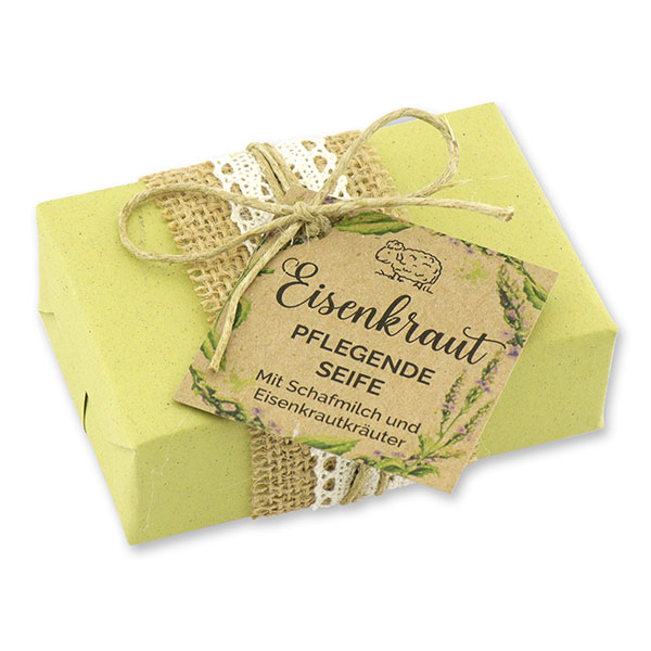 Sheep milk soap 150g present "feel-good time", Verbena 