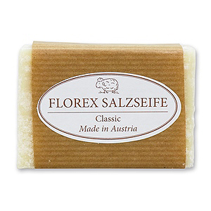 Spezialseife kaltgerührt 100g braunes Papier, Salzseife Classic 