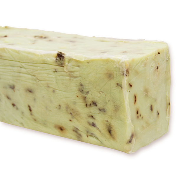 Cold-stirred sheep milk soap block about 2kg, Herbs 