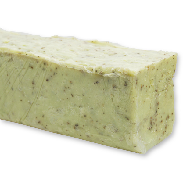 Cold-stirred sheep milk soap block about 2kg, Lemon balm 