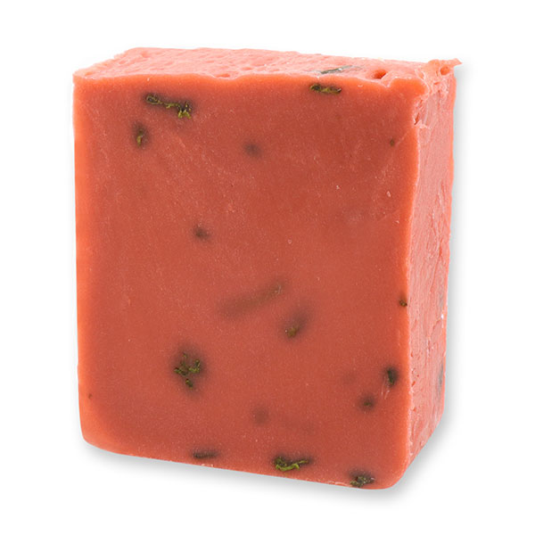 Cold-stirred sheep milk soap 150g, Rose with petals 