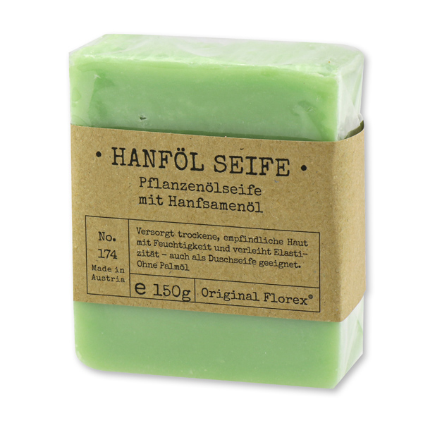 Special cold-stirred soap 150g, Hemp oil 