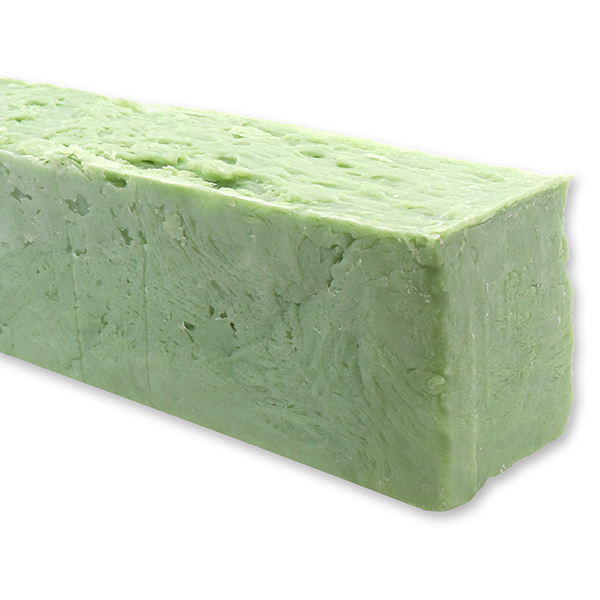 Cold-stirred soap block about 2kg, Hair soap Melissa 