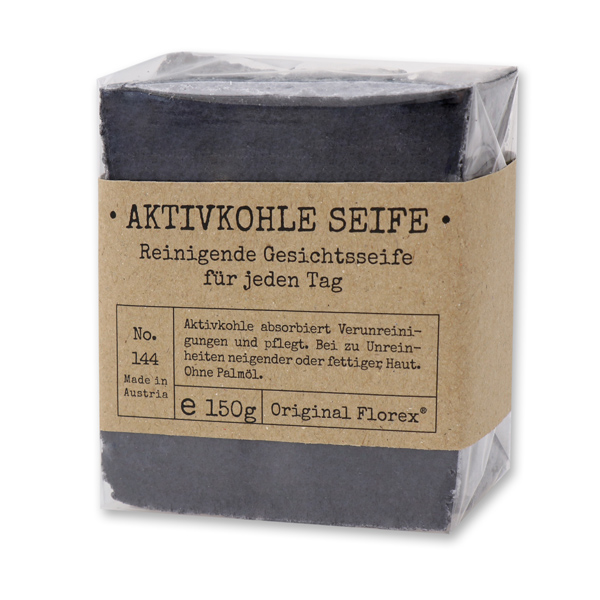 Special cold-stirred soap 150g, Activated charcoal 