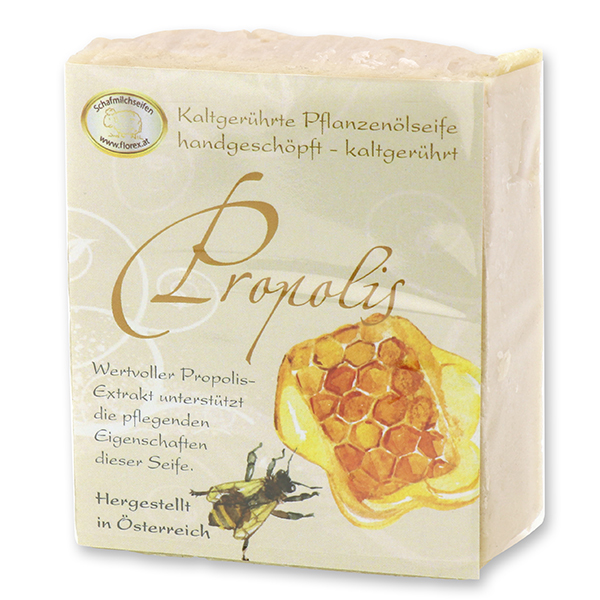 Spezialseife kaltgerührt 150g klassisch verpackt, Propolis 