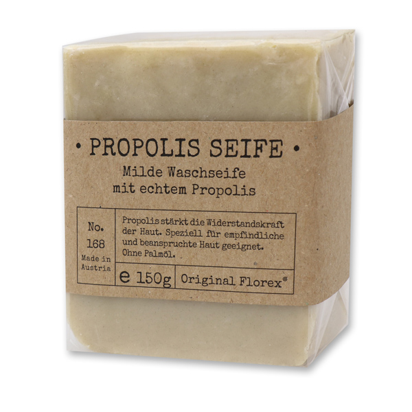 Spezialseife kaltgerührt 150g in Cello "Pure Soaps", Propolis 