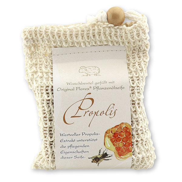 Special cold-stirred soap 150g classic packed in a soap holder, Propolis 
