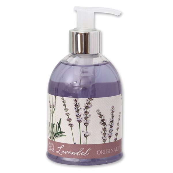 Liquid sheep milk soap 250ml in a dispenser, Lavender 