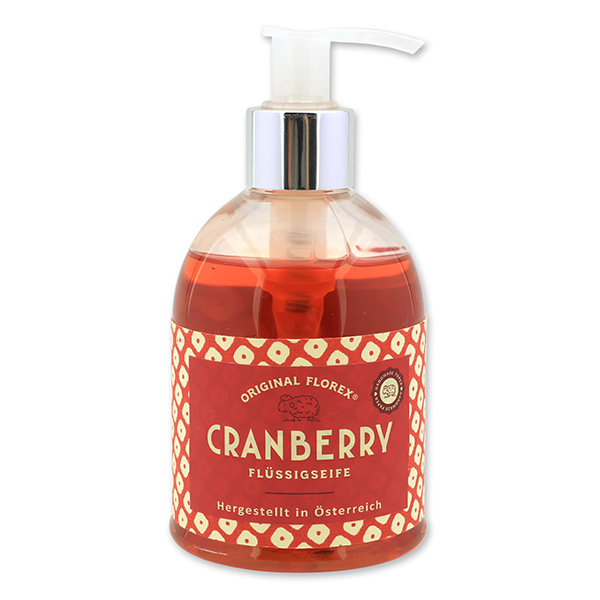 Flüssigseife 250ml im Spender, Cranberry 