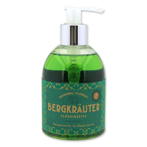 Flüssigseife 250ml im Spender, Bergkräuter 