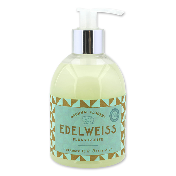 Flüssigseife 250ml im Spender, Edelweiss 