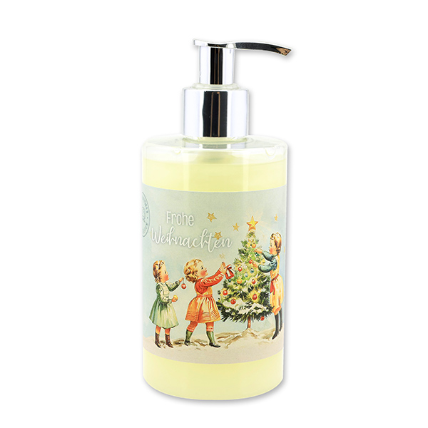 Flüssigseife mit Schafmilch 250ml im Spender "Bunte Festtage Motiv 8", Classic 