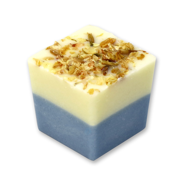 Bath butter cube with sheep milk 50g, Jasmine/White Tea 