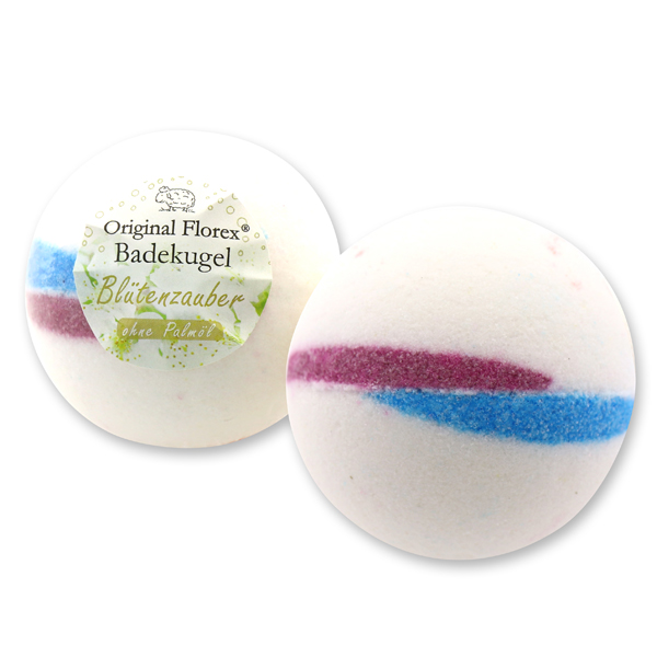 Bath ball with sheep milk 125g, Spring fever 