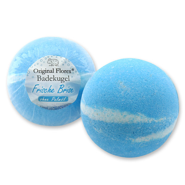 Bath ball with sheep milk 125g, fresh breeze 