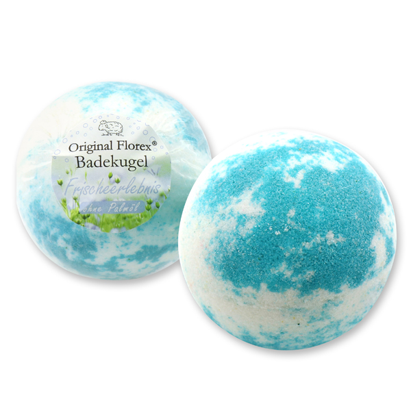 Bath ball with sheep milk 125g, Discreet fresh 