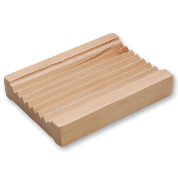 wooden soap dish square 