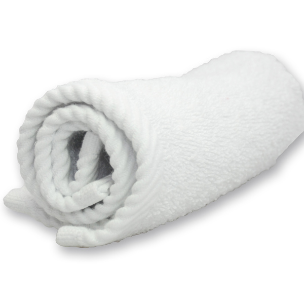 Face towel 30x30cm, white 
