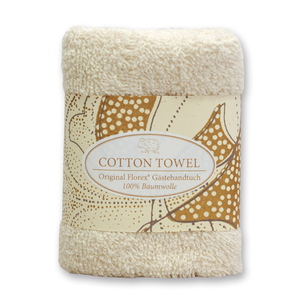 Hand towel 30x30cm "Gold Edition", creme 