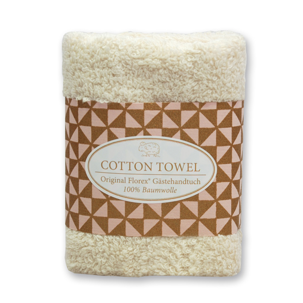 Hand towel 30x30cm "Rosé Gold Edition", creme 