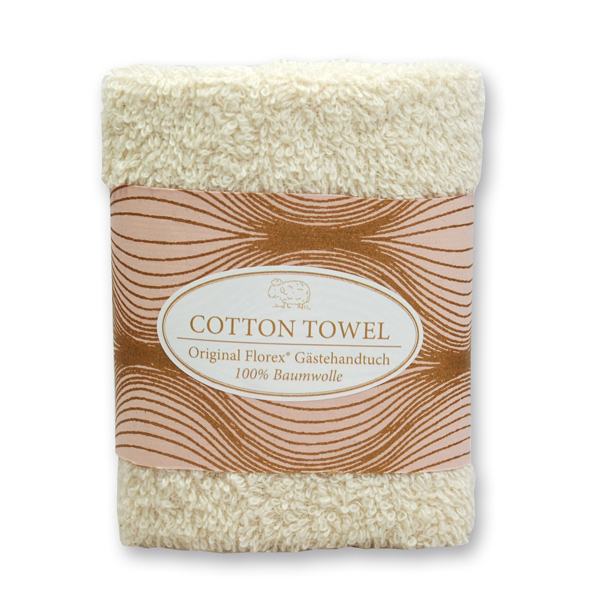 Hand towel 30x30cm "Rosé Gold Edition", creme 