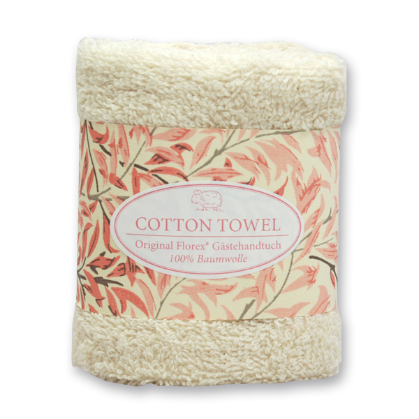 Hand towel 30x30cm "Pink Edition", creme 