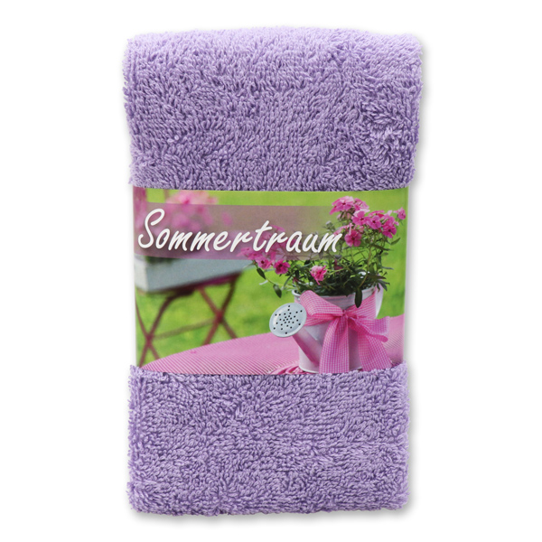 Gästehandtuch 30x50cm "Sommertraum", flieder 