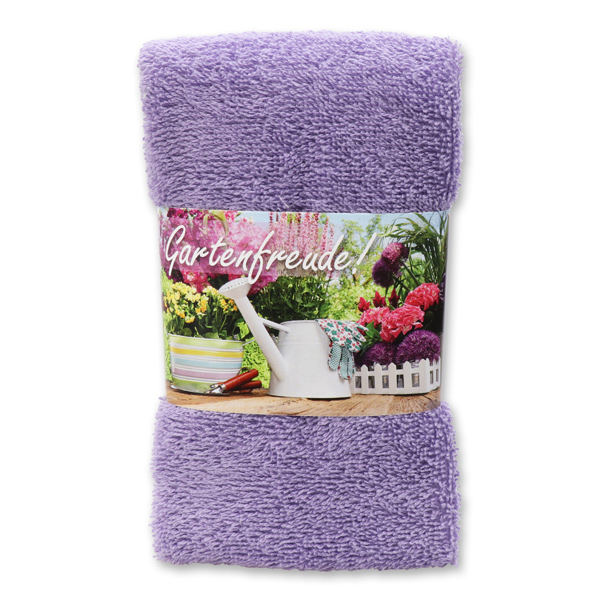 Guest towel 30x50cm "Gartenfreude", lilac 