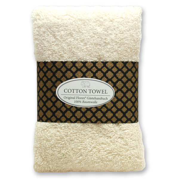 Guest towel 30x50cm "Black Edition", creme 