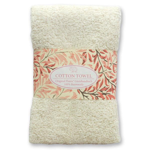 Guest towel 30x50cm "Pink Edition", creme 