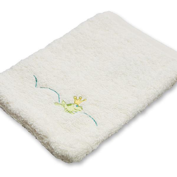 Washcloth with frog 