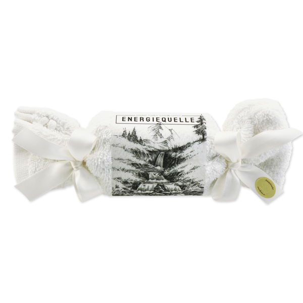Sheep milk soap 100g in a washcloth "Energiequelle", Edelweiss 