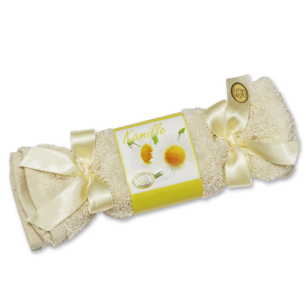 Schafmilchseifen Waschzuckerl mit Mascherl eckig 100g, Kamille 