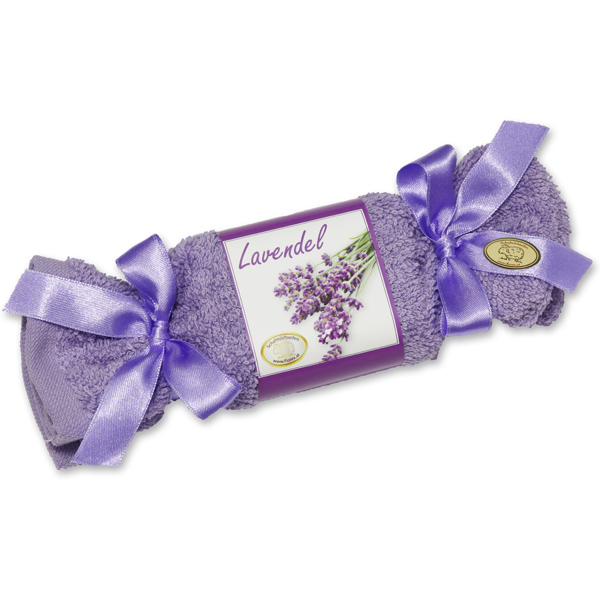 Sheep milk soap in a washing cloth 100g, Lavender 