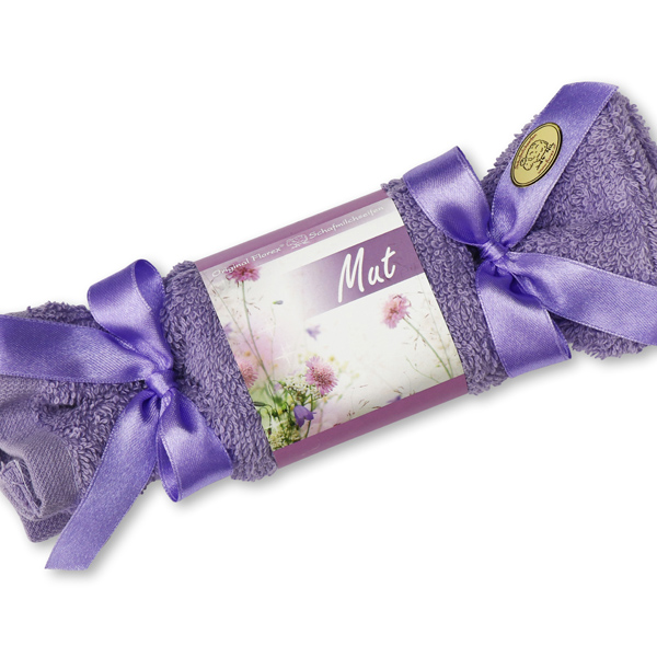 Sheep milk soap 100g in a washcloth "Mut", Elderberry 