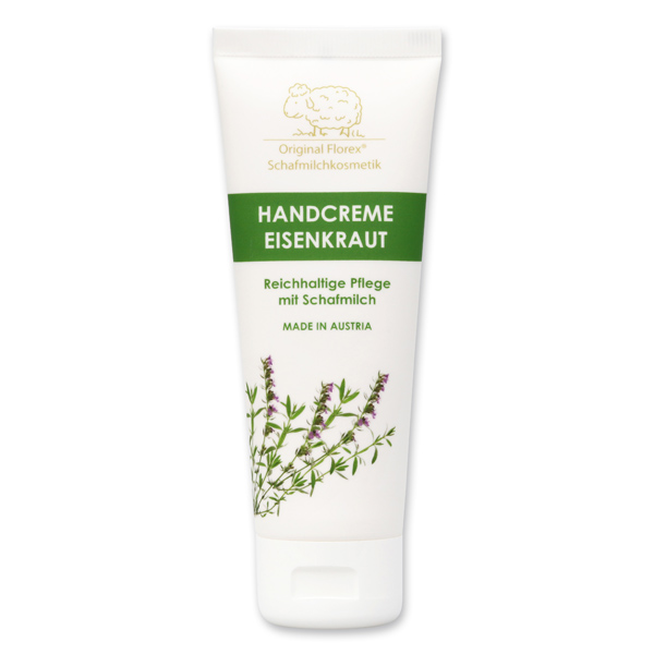 Hand cream with organic sheep milk 75ml, Verbena 