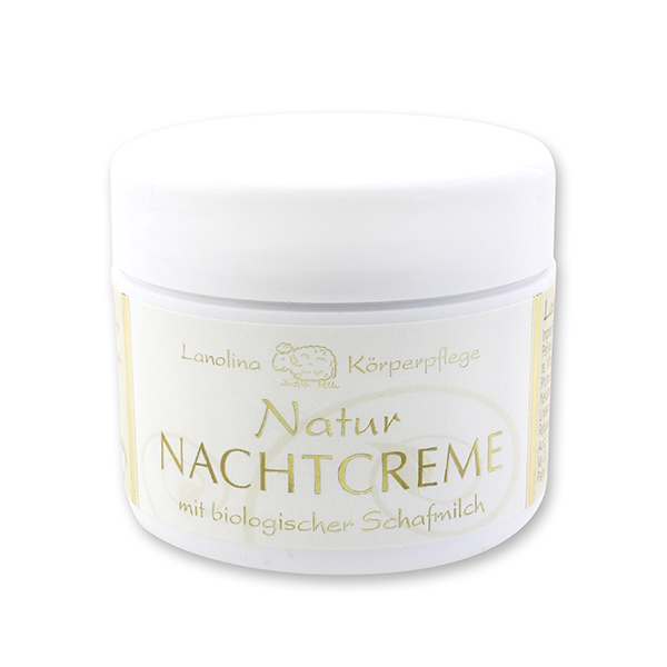 Natur Nachtcreme mit biologischer Schafmilch 50ml 