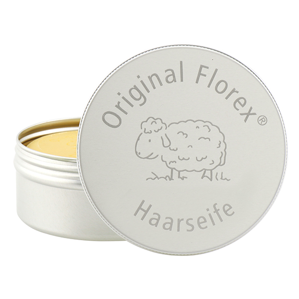 Hair soap round 100g in a box with laser engraving, Marigold 