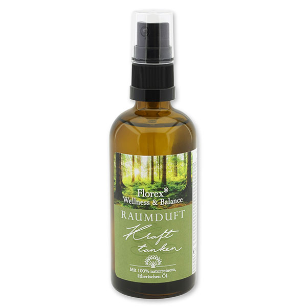 Raumduft-Spray 100ml, mit 100% ätherischem Öl, Kraft tanken 