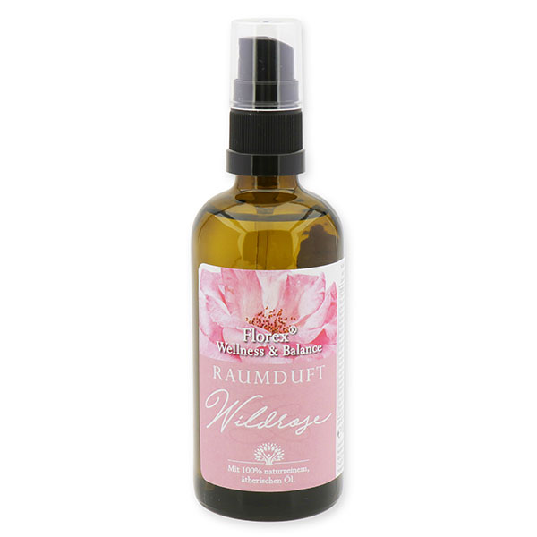 Room spray 100ml in spray dispenser, Wild rose 