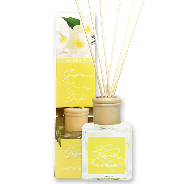 Room scent 100ml with sticks, Jasmin 