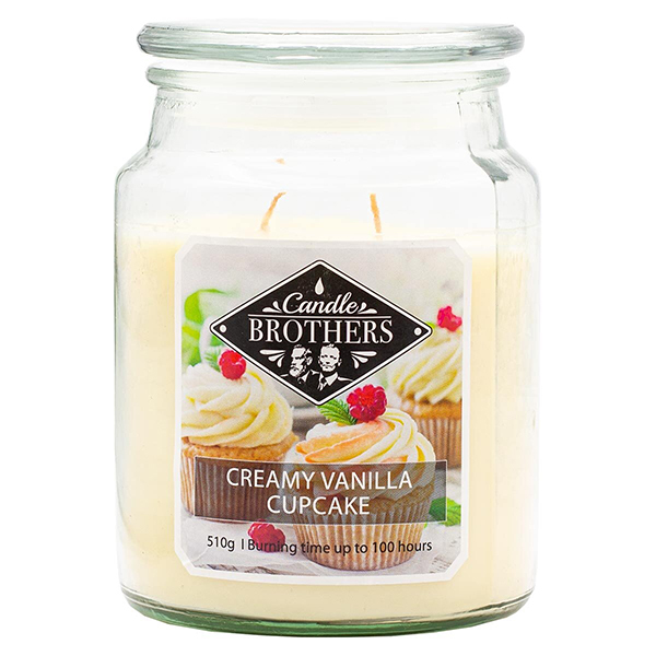 Candle Brothers 510g, Creamy Vanilla Cupcake 