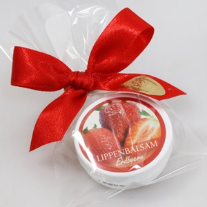 Lip balm 10ml in a cellophane, Strawberry 