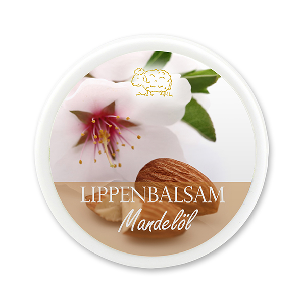 Lip balm 10ml, Almond Oil 