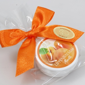 Lip balm 10ml in a cellophane, Apricot 