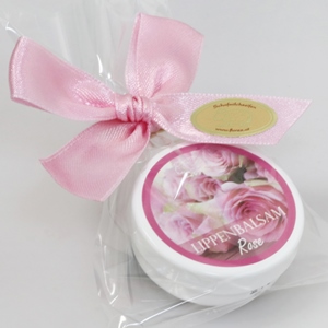 Lip balm 10ml in a cellophane, Rose 