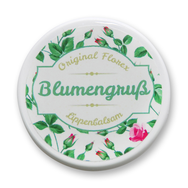 Lip balm 10ml "Blumengruß", Verbena 