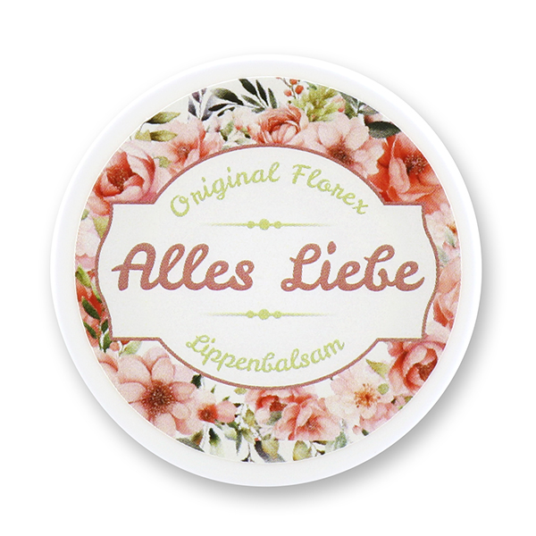 Lip balm 10ml "Alles Liebe", Rose Diana 