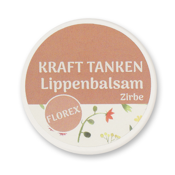 Lippenbalsam 10ml "Kraft tanken", Zirbe 